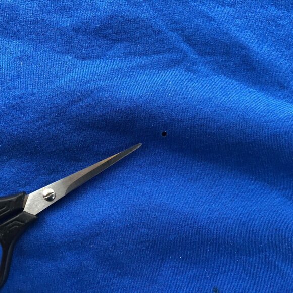 Gildan Mens Sweatshirt 5XL Crewneck Blue Heavy Blend Pullover Classic FLAWS - Picture 6 of 15